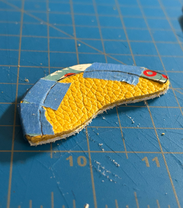 Cutting Out the Pattern Pieces: Tail and Side Fins