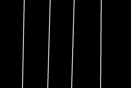 Draw a Few White Vertical Lines
