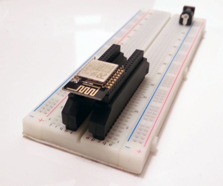ESP8266 Solderless Breadboard Adapter