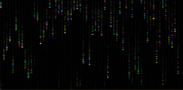 Wave-Pattern Matrix Rain Animation With HTML, CSS, and JavaScript : 4 ...
