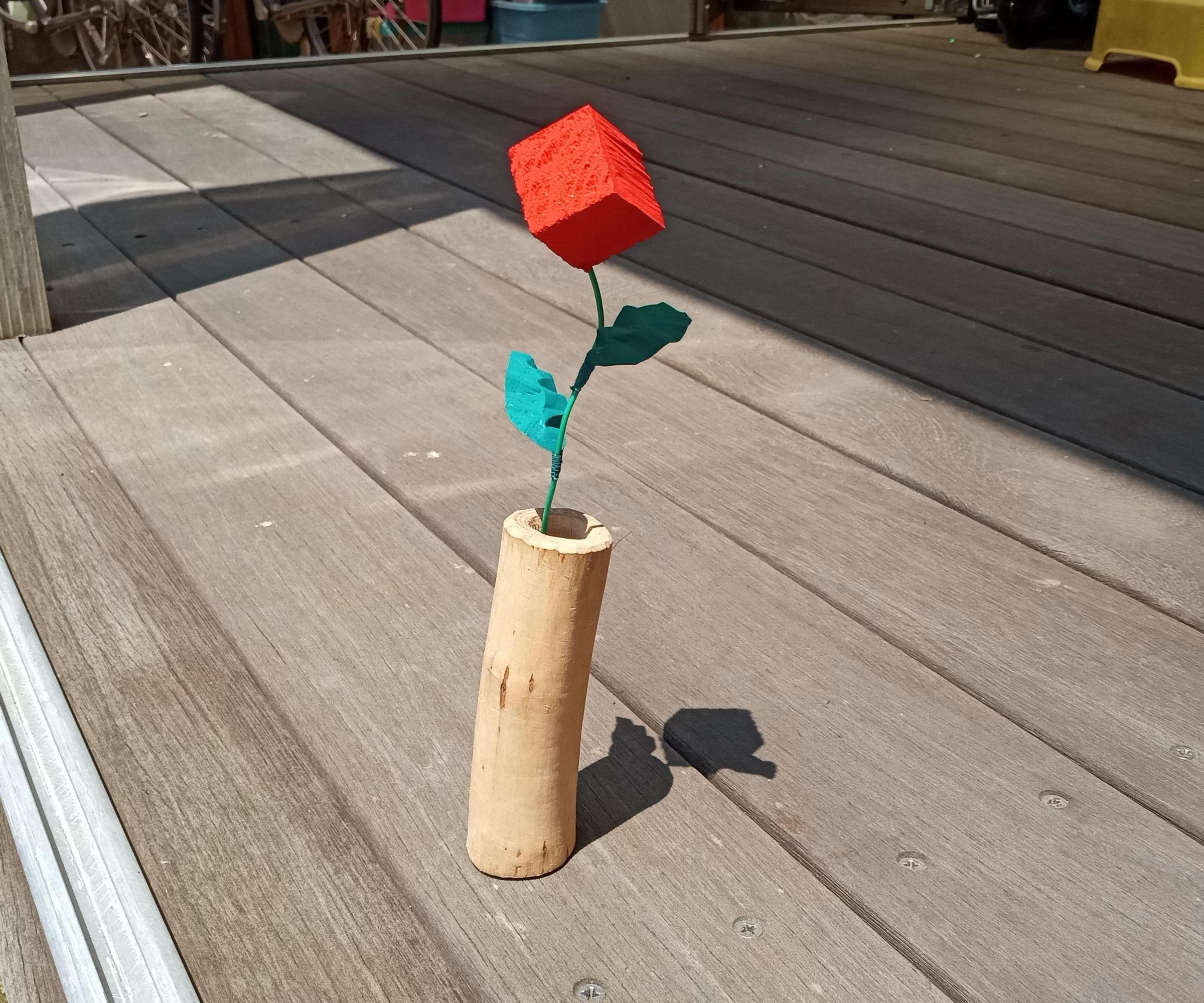 Cublower - a Simple Fake Flower Home Decor