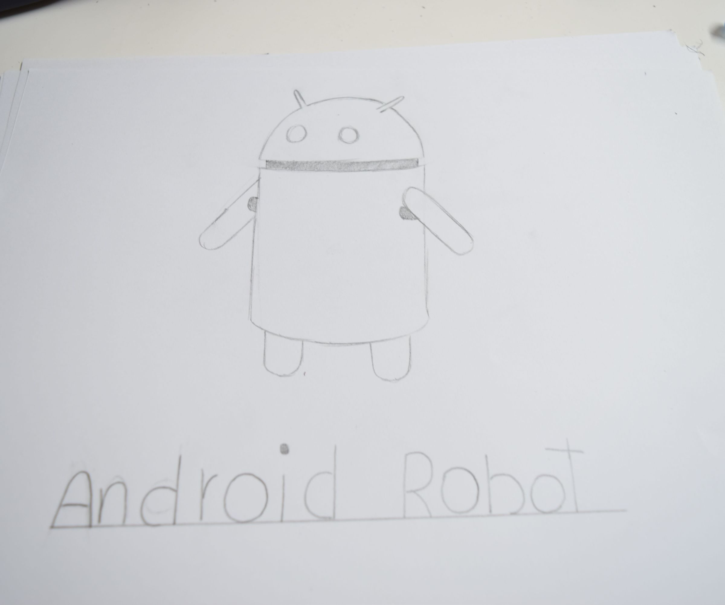 Como Dibujar Al Robot De Android
