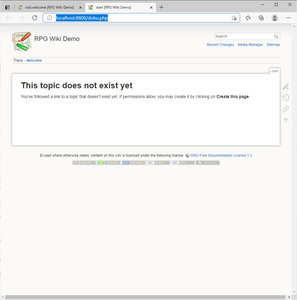 Create a Start Page