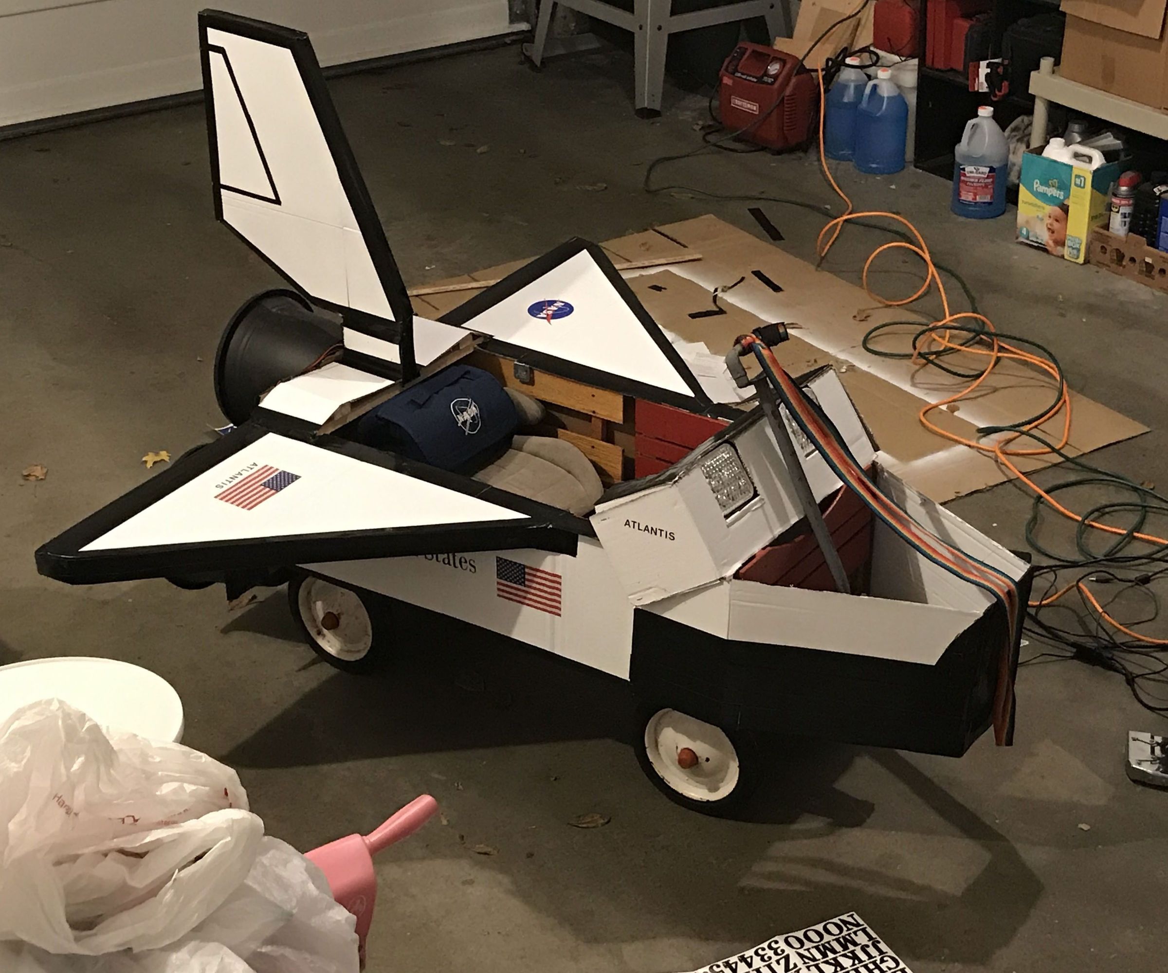 Out of This World Space Shuttle Wagon!