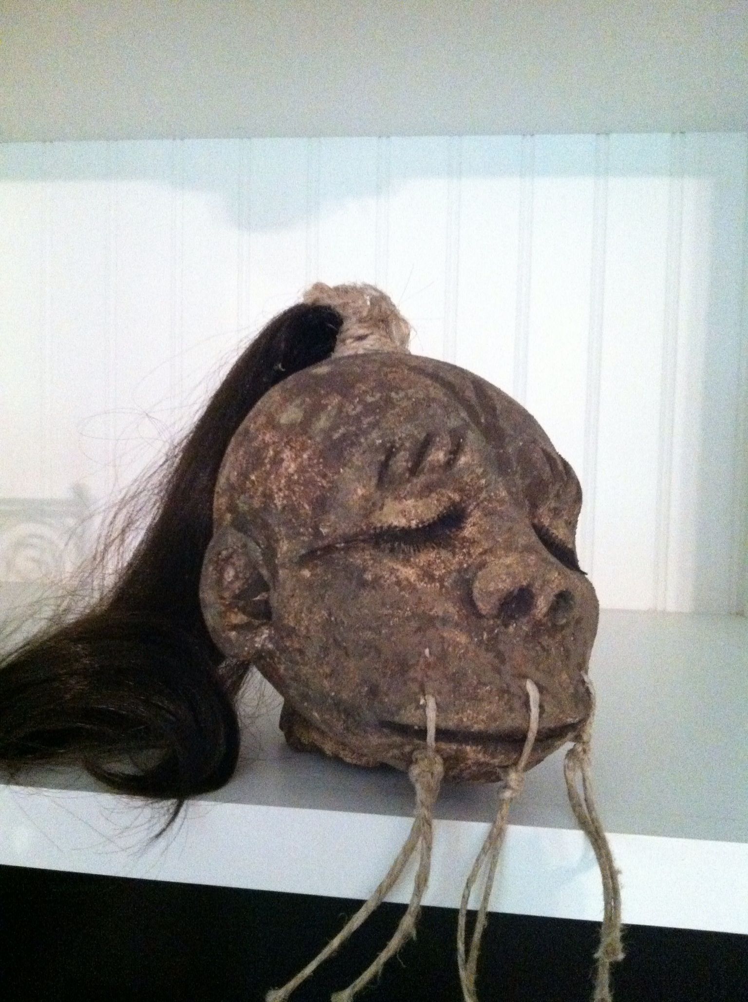 Styrofoam Shrunken Head
