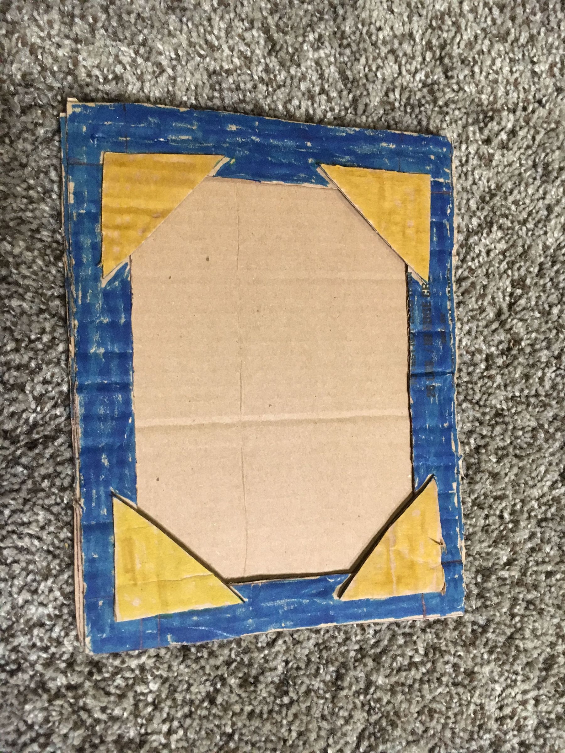 Cardboard Picture Frame 8 Steps Instructables