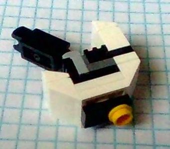 Lego GLaDOS Figure (to Scale) : 4 Steps - Instructables