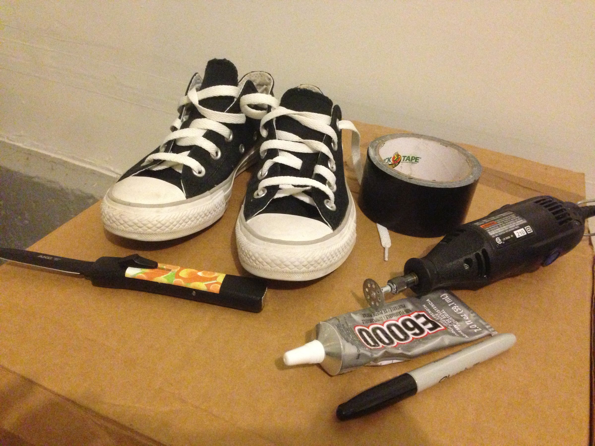 Joker Knife Shoes 7 Steps Instructables