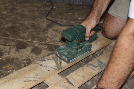 The Corners and the Sanding