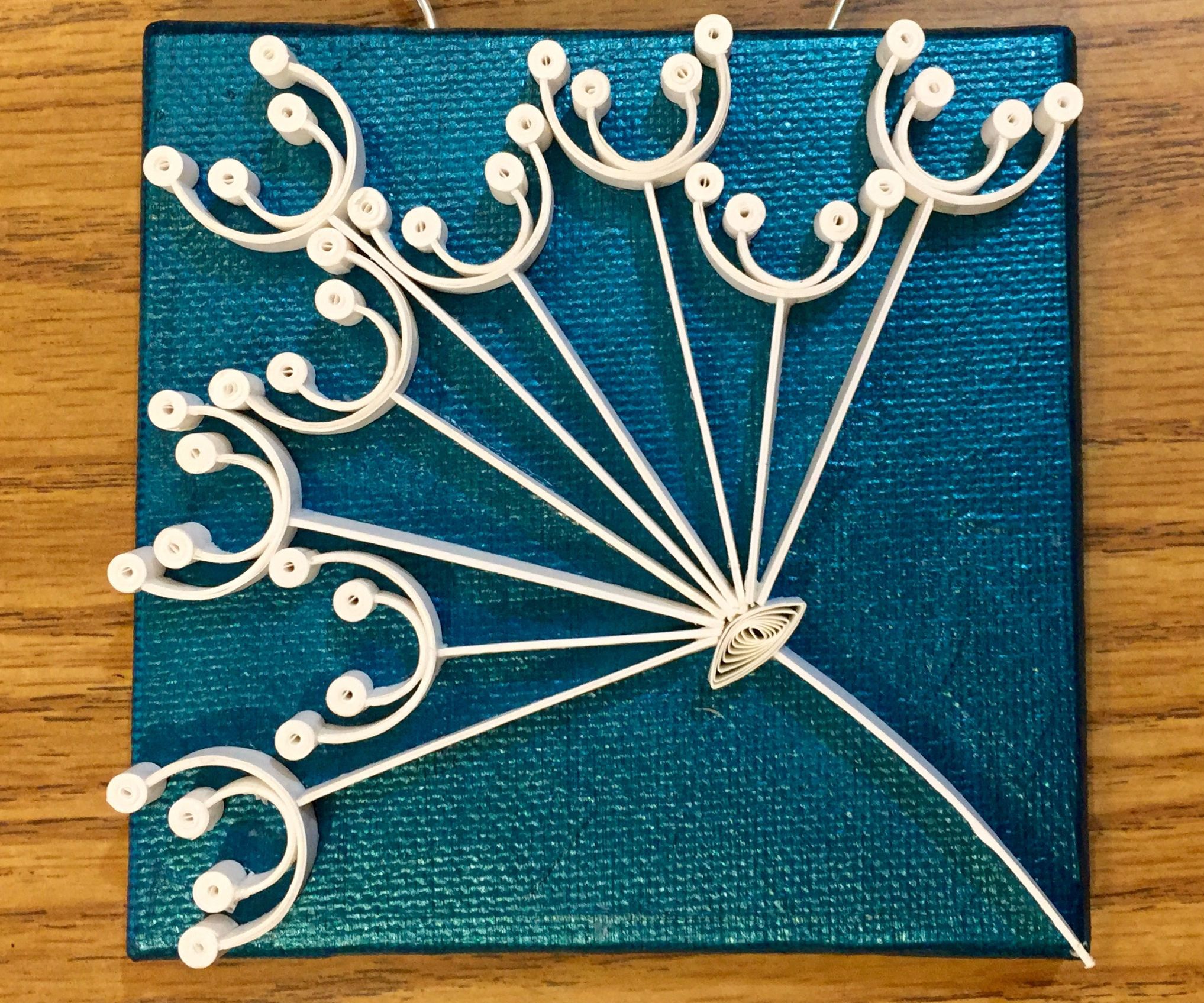 Quilled Paper Dandelion Poof