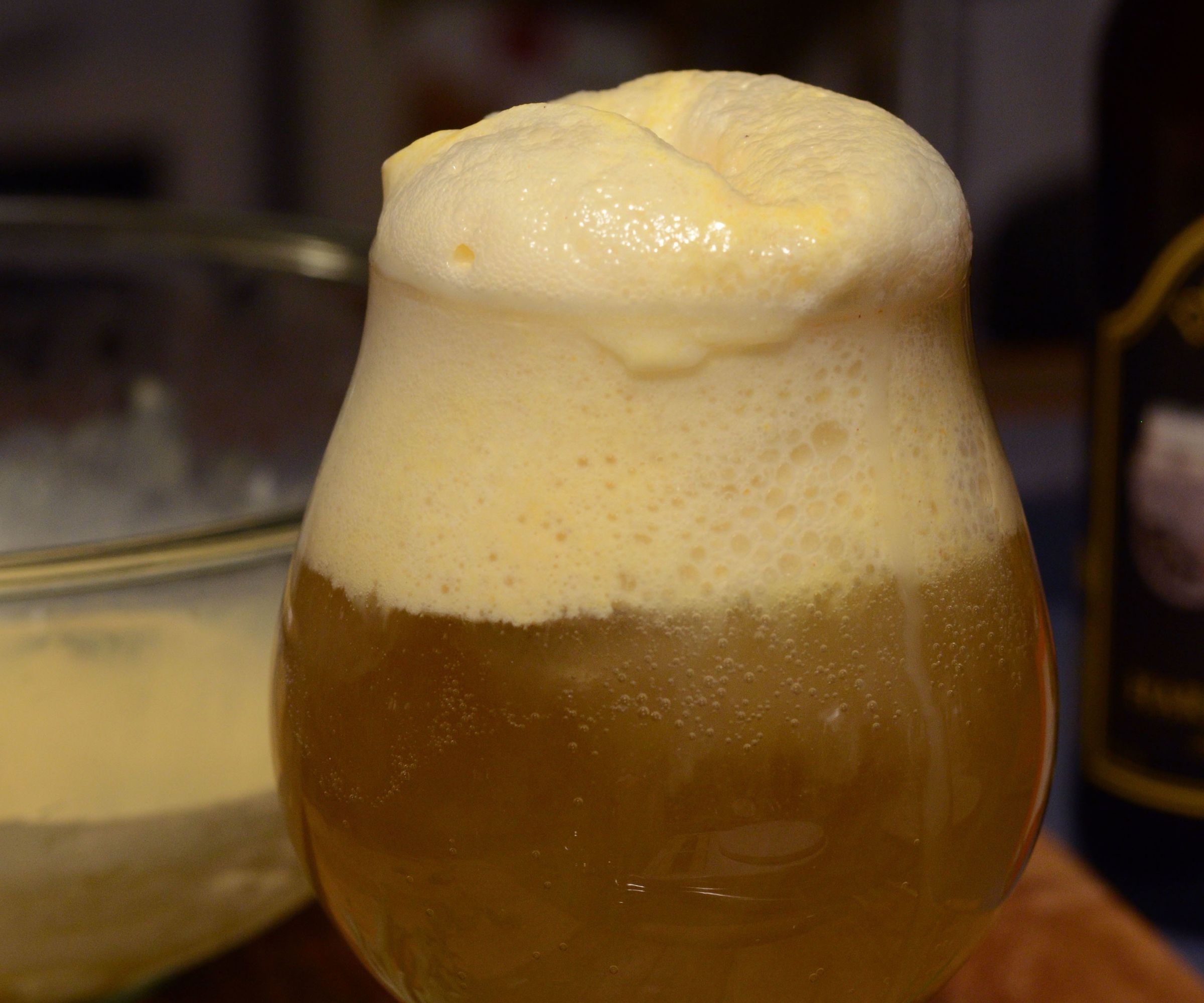 Hard Cider Float With Pumpkin Sage Ice Cream
