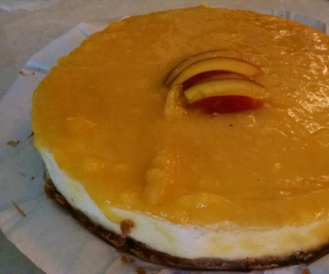 GLUTEN FREE MANGO MASCARPONE CHEESECAKE