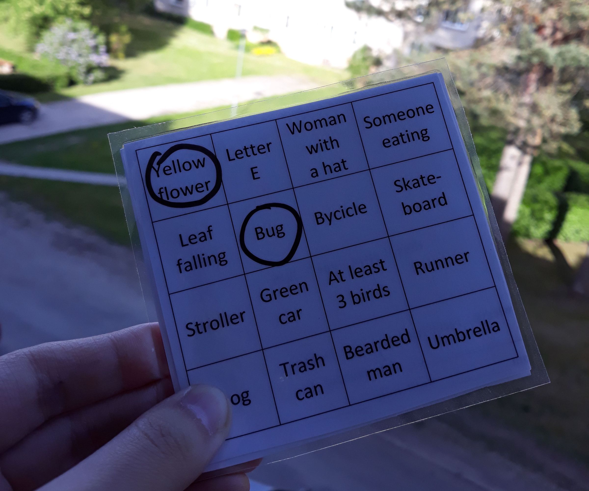 Outdoor Scavenger Hunt