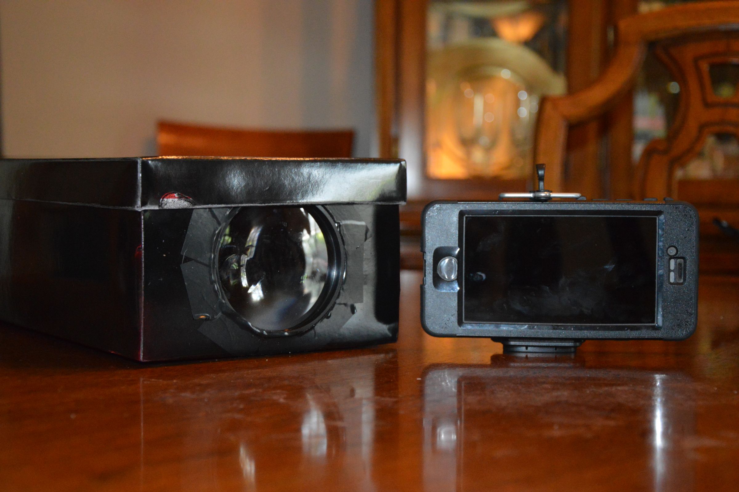 Shoe Box Cell Phone Projector 9 Steps (with Pictures) Instructables