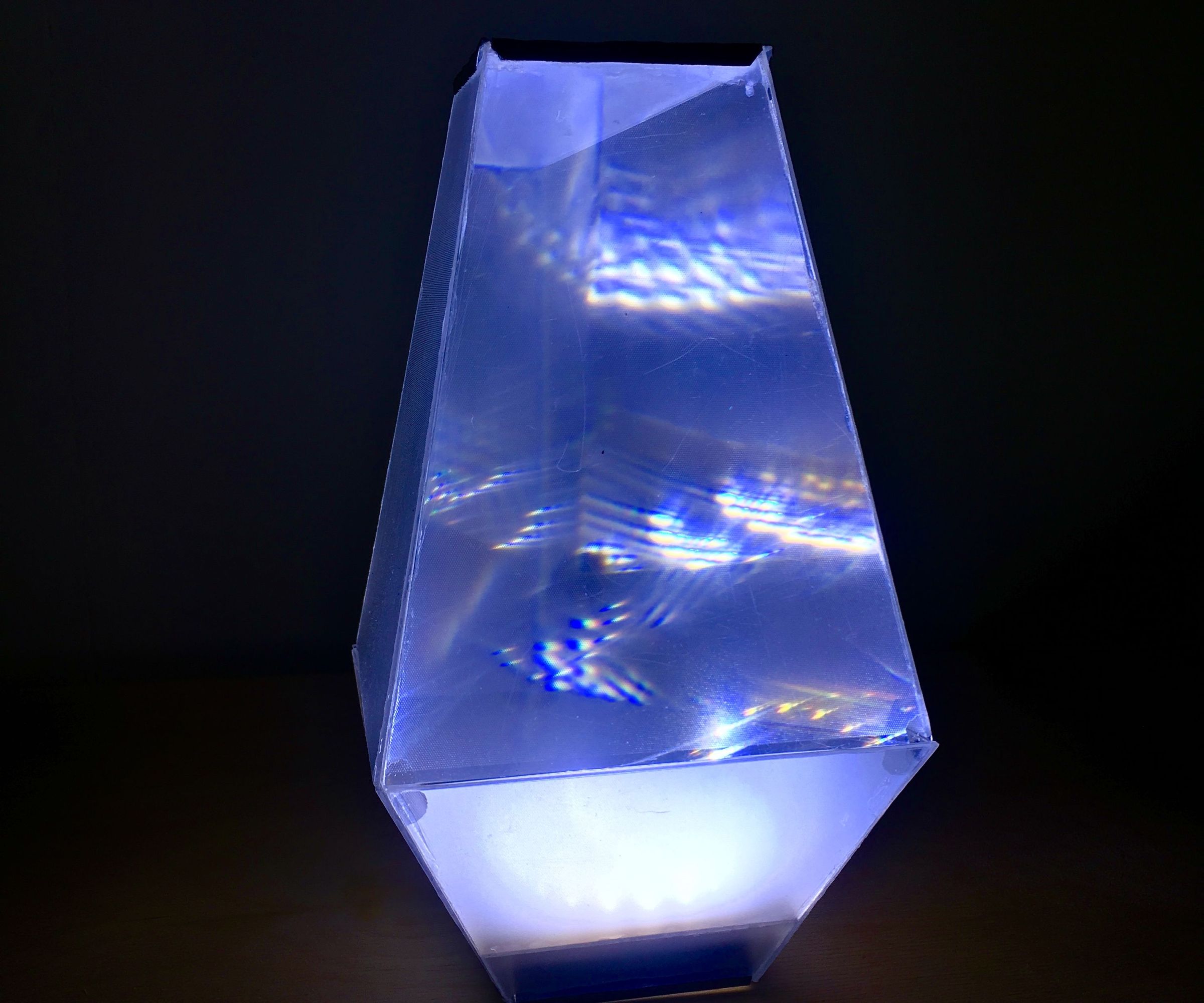 Recycled Broken Monitor Lamp