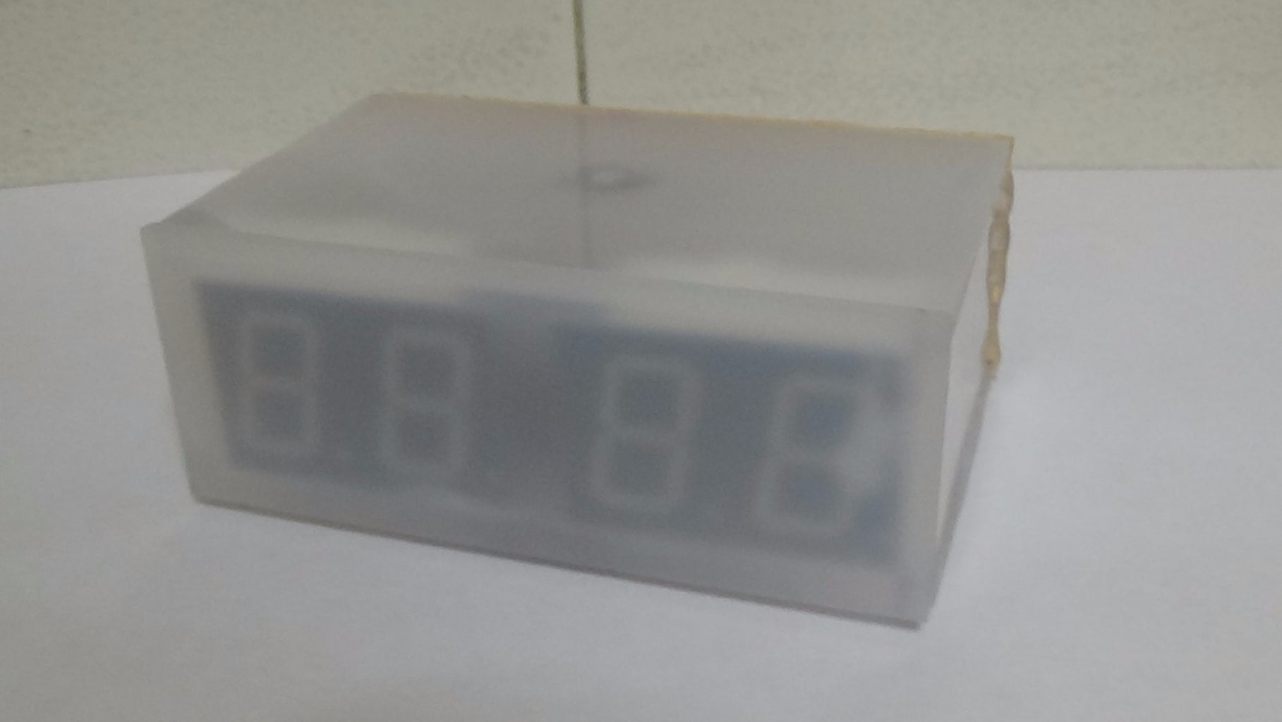 Arduino 7 Segment Display Clock (+sound Activation)