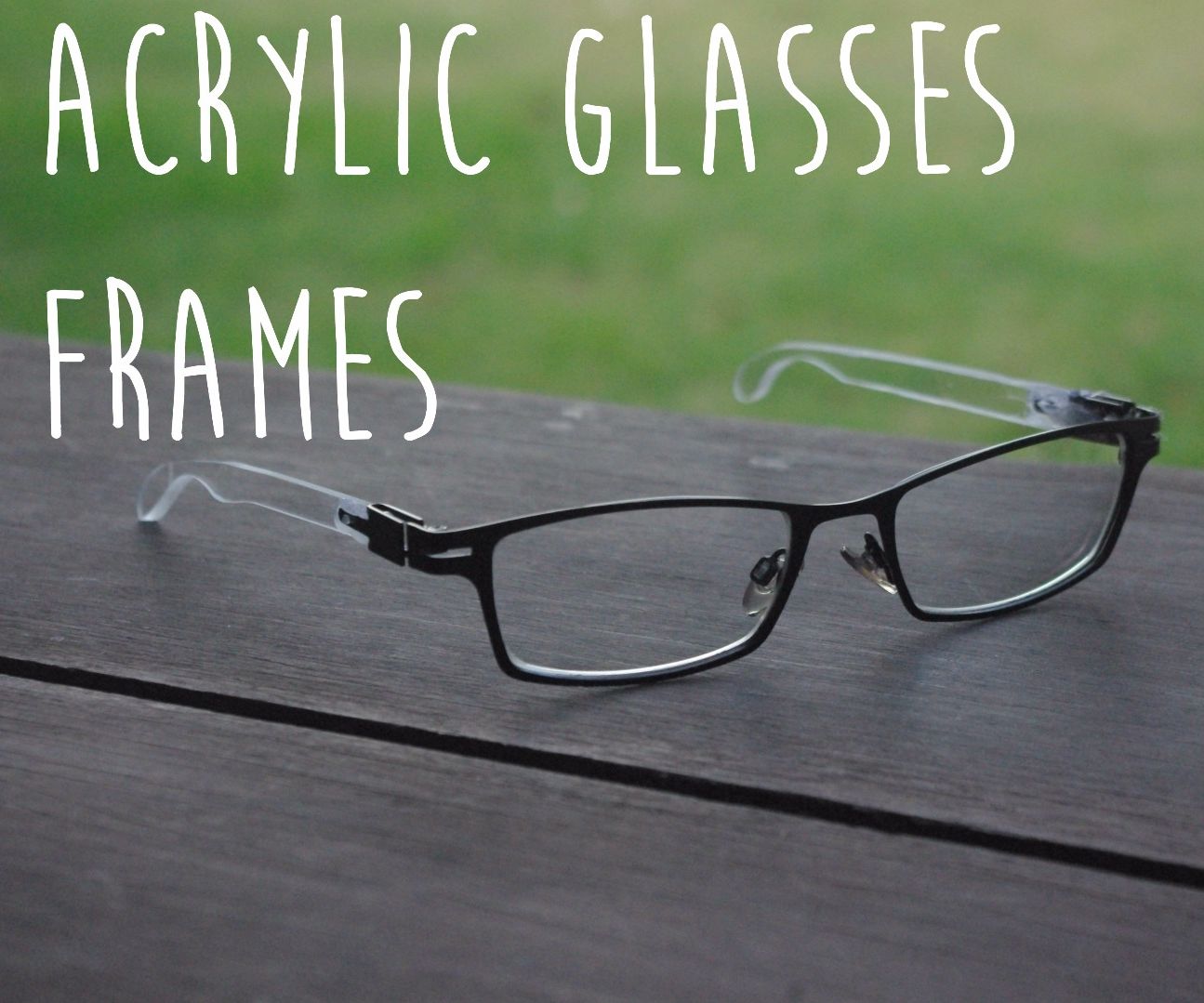 Clear Acrylic Glasses Upgrade