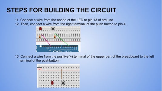(LED With Switch) Arduino Simulation Using Tinkercad Circuit : 5 Steps ...
