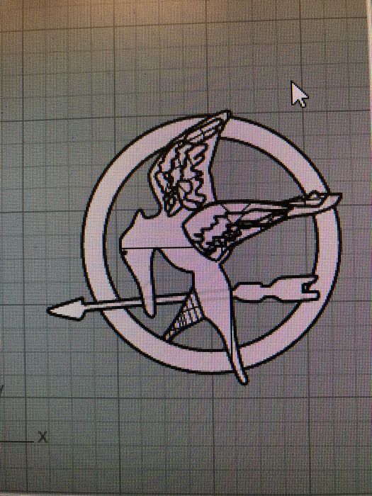 How To Draw The Mockingjay Pin