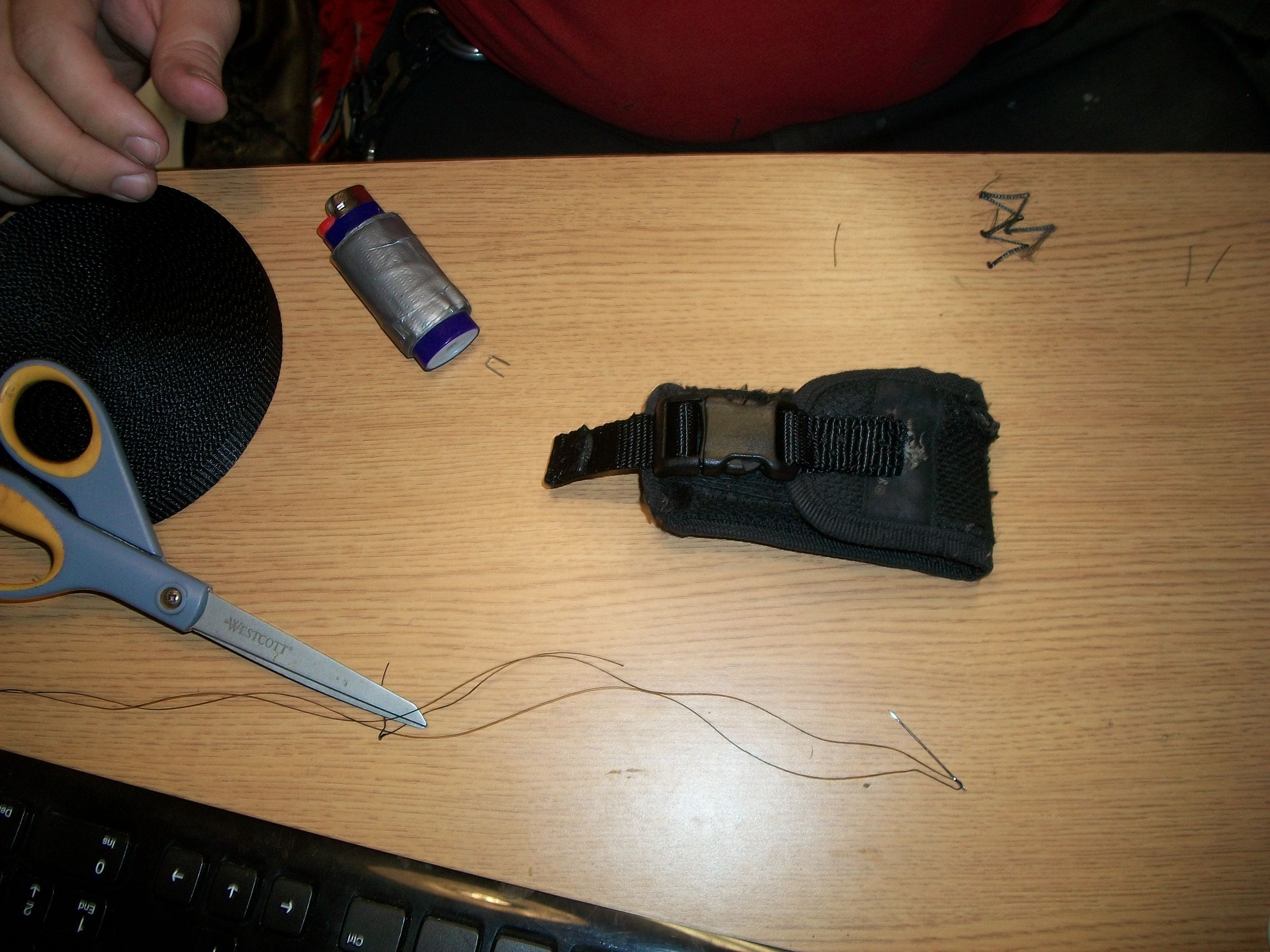 How to Secure Leatherman Style Pouch When the Velcro Is Wornout