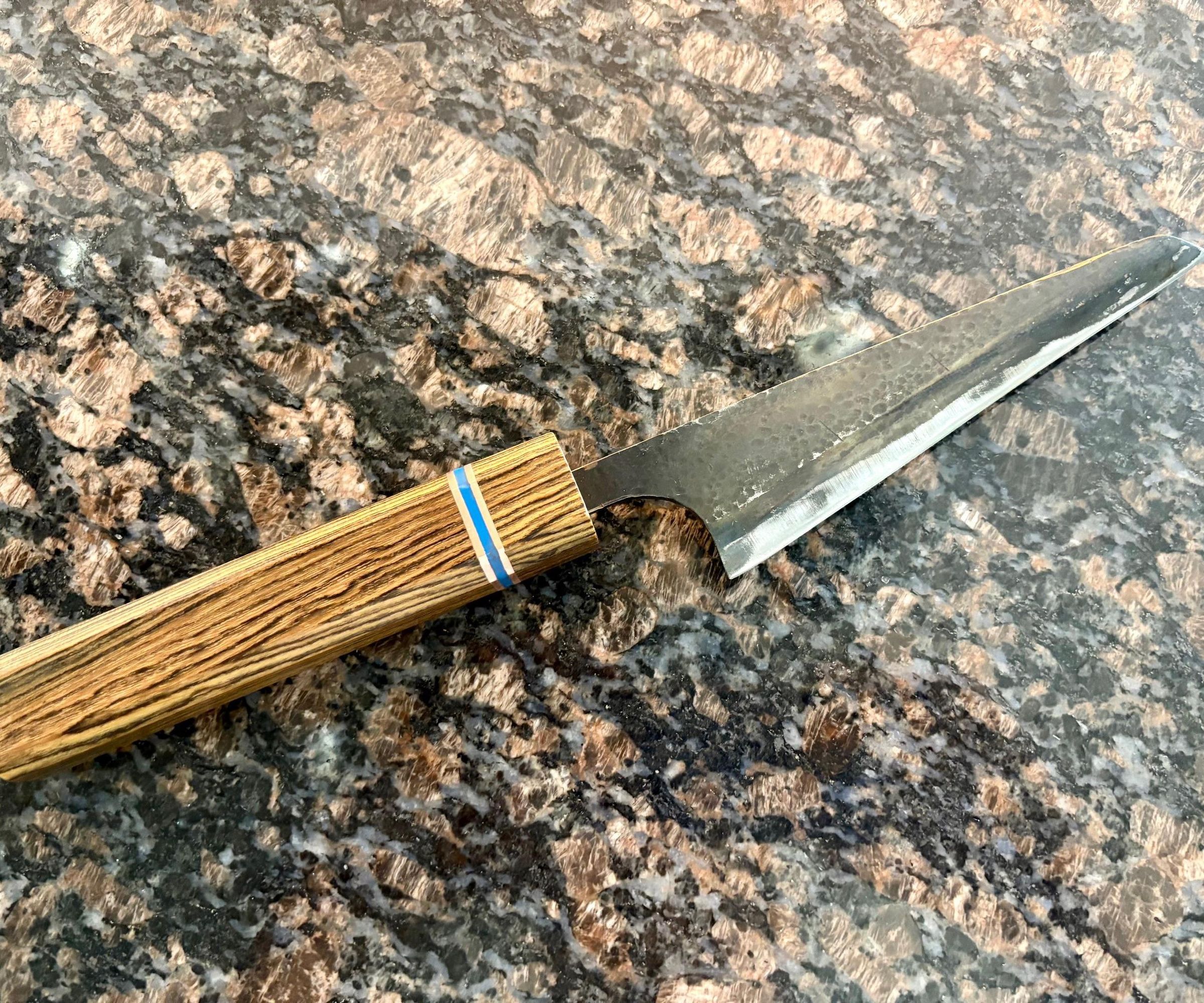 DIY Honesuki Kitchen Knife With Wa Handle