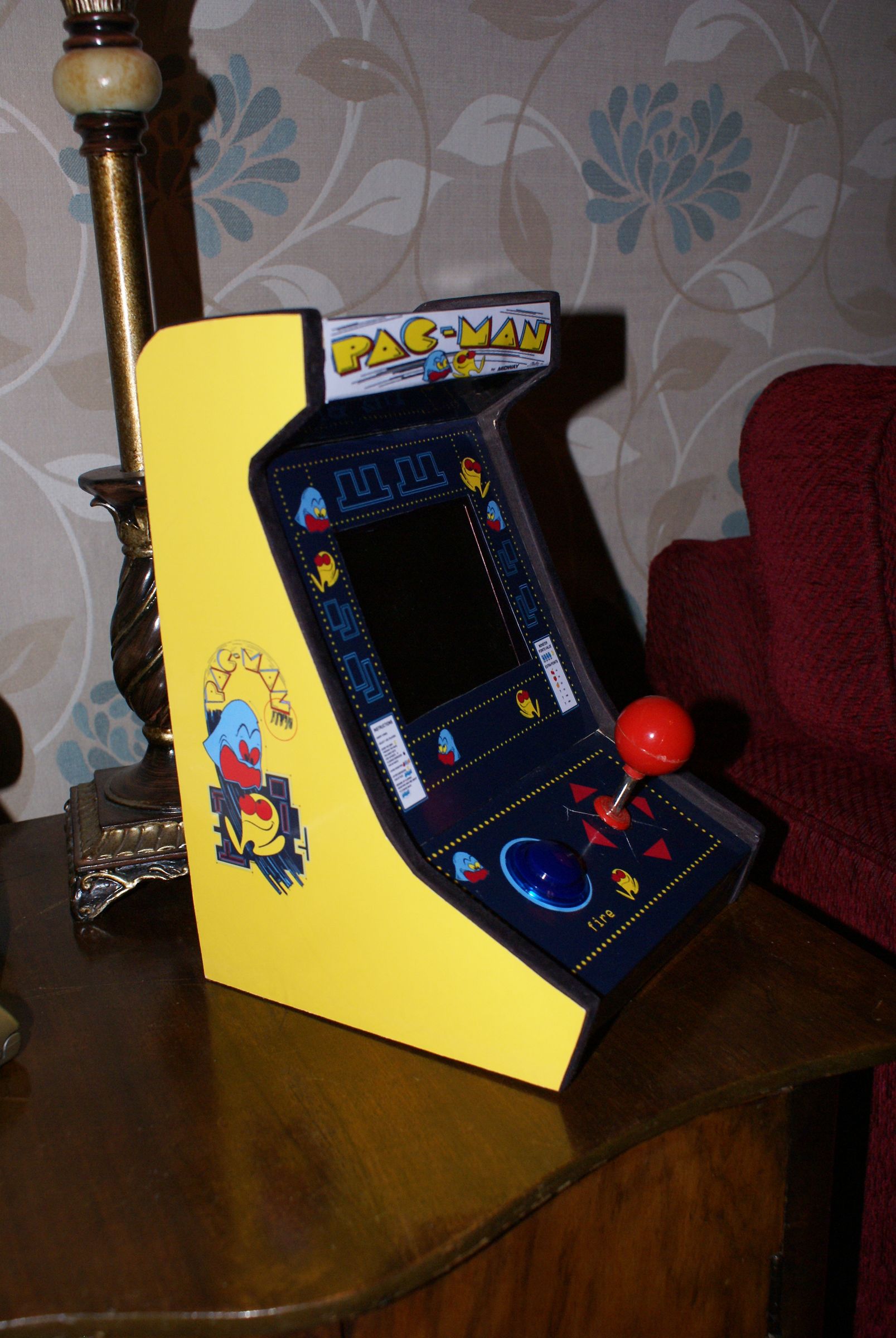 My Mini Bartop Arcade Machine (pacman) Instructables