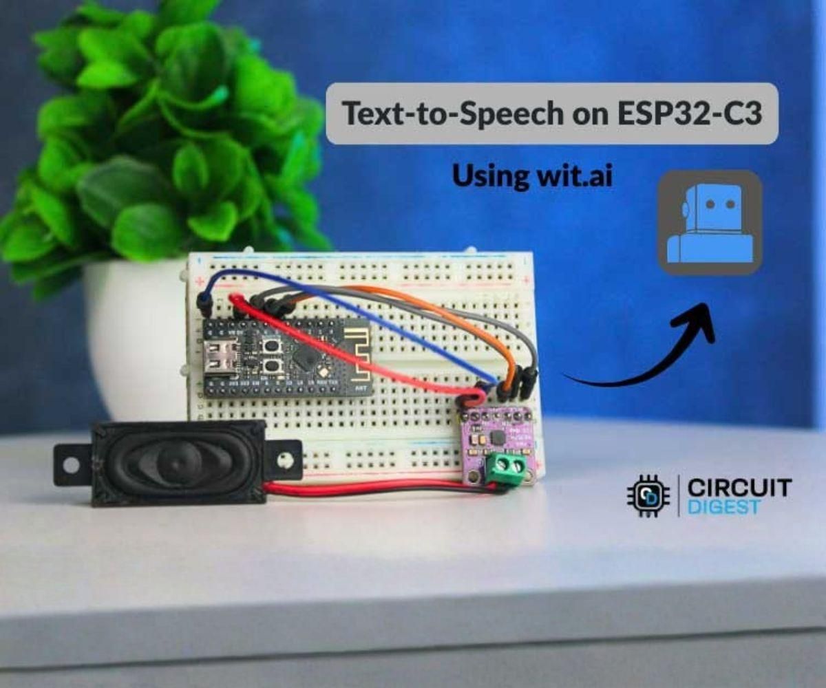ESP32-C3 Text to Speech Using Wit.ai and MAX98357A