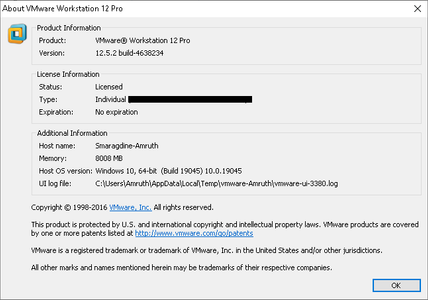Virtual Machine Hardware Configuration