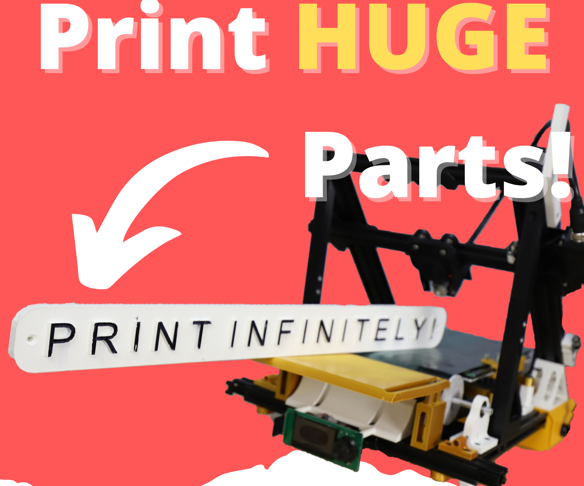 Simple Hack to 3D Print HUGE Parts