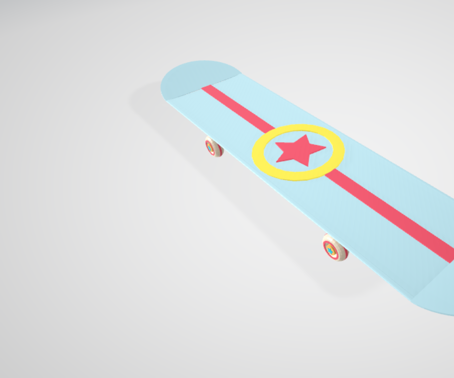 The Star of Glory Skateboard