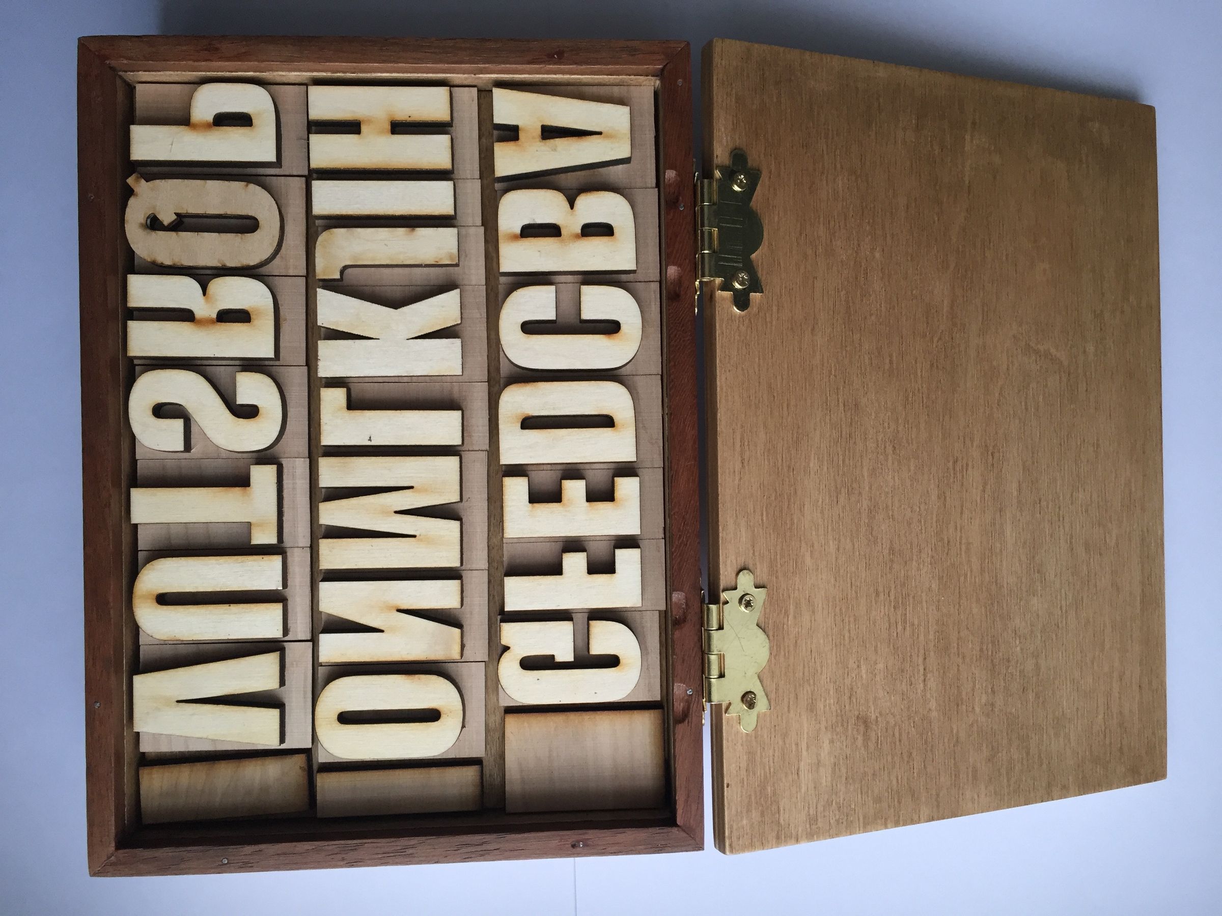 LASER CUT LETTERPRESS TYPE 6 Steps (with Pictures) Instructables