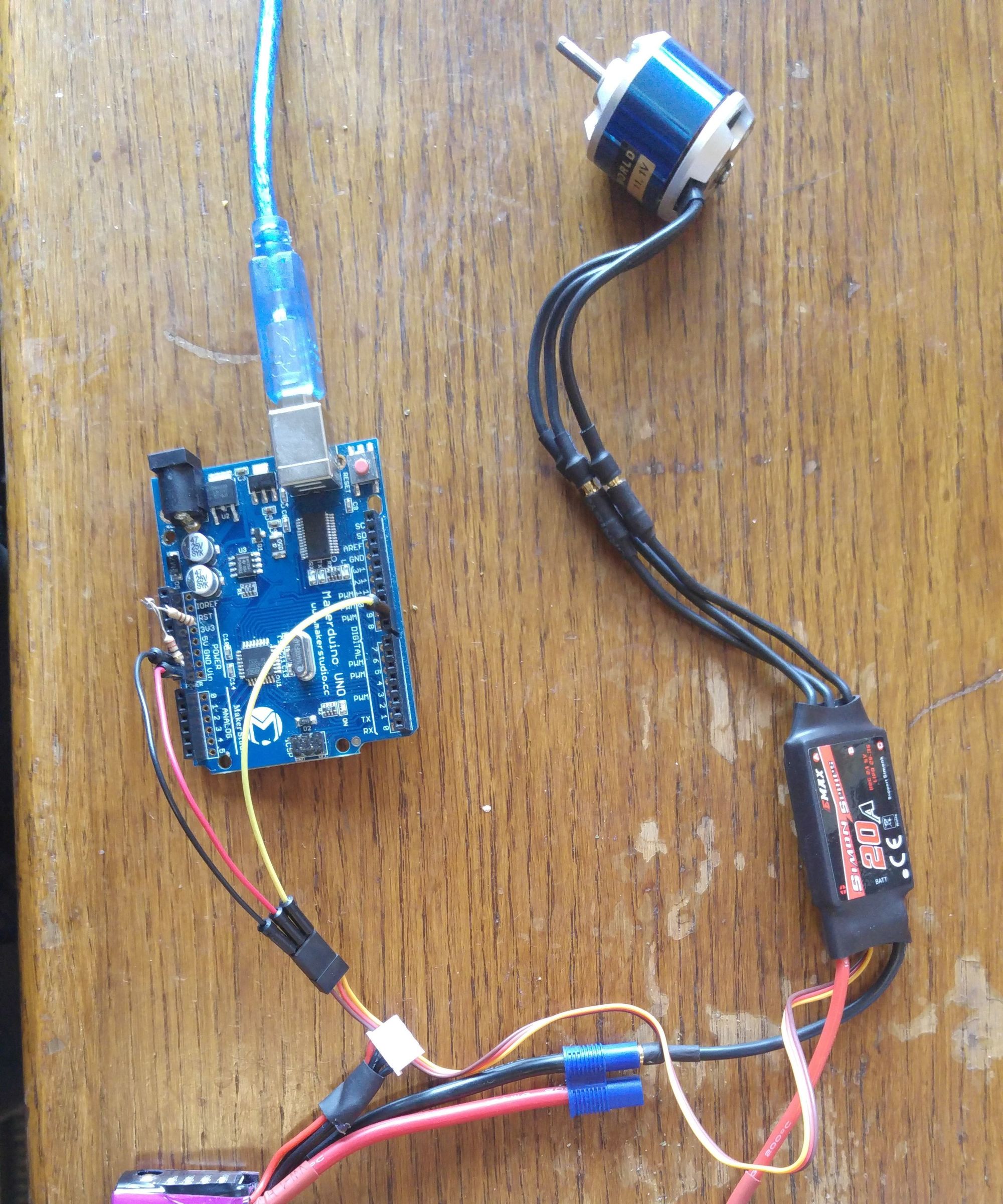 Programming Brushless Motor ESC Without RF Transmitter