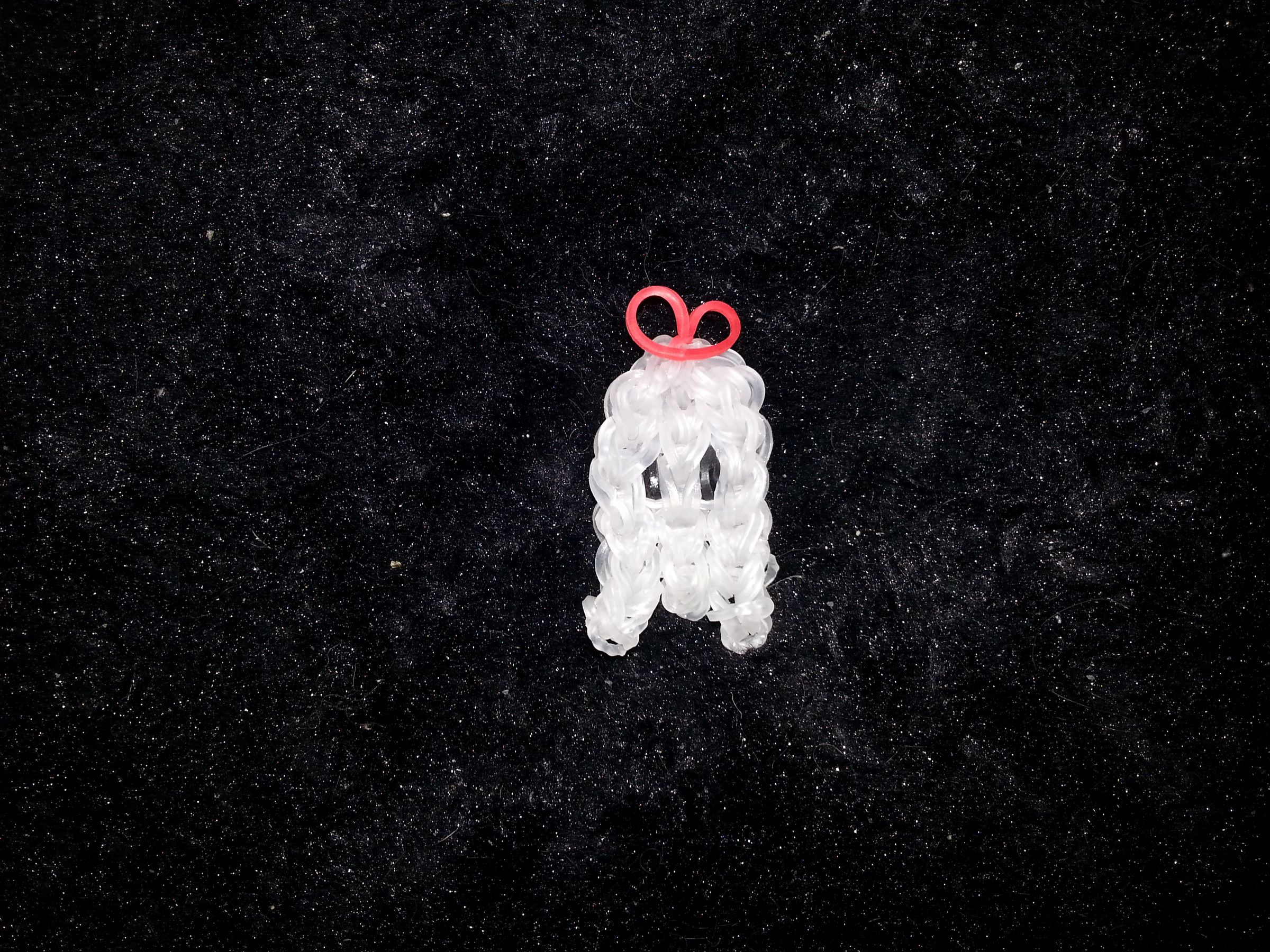 Rainbow Loom Ghost Charm