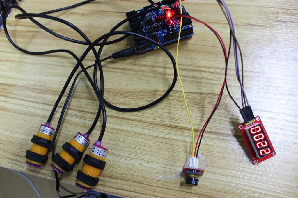 Digitron Display Arduino Goods Counter