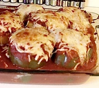 Anastacia's Stuffed Green Bell Peppers