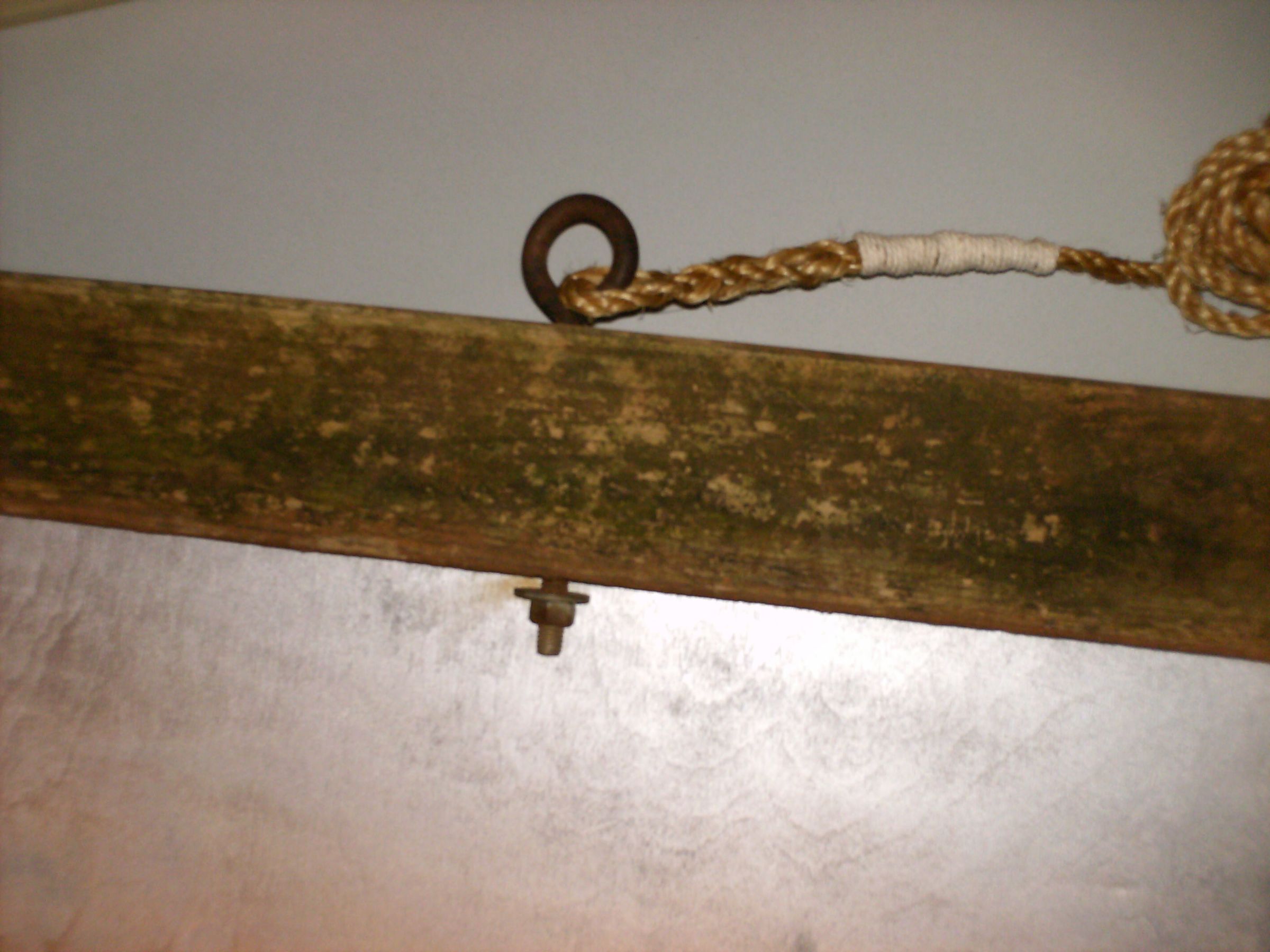 How to Convert an Old Swingset Into a Guillotine Prop for Halloween 9