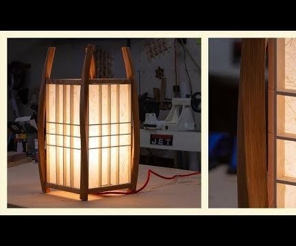 Twisted Bent Lamination Lamp