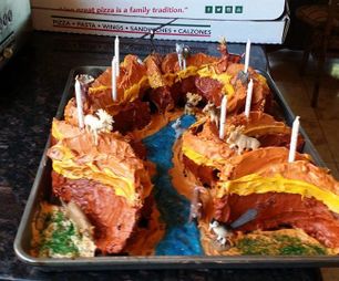 Grand Canyon Birthday Cake