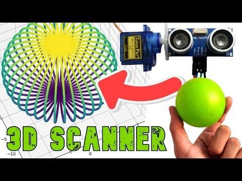 DIY 3D Scanner | 3D Scan Any Object at Home | 3D Plot With Python ...