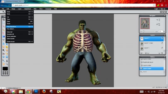 Separate Hulk + Add Ribs