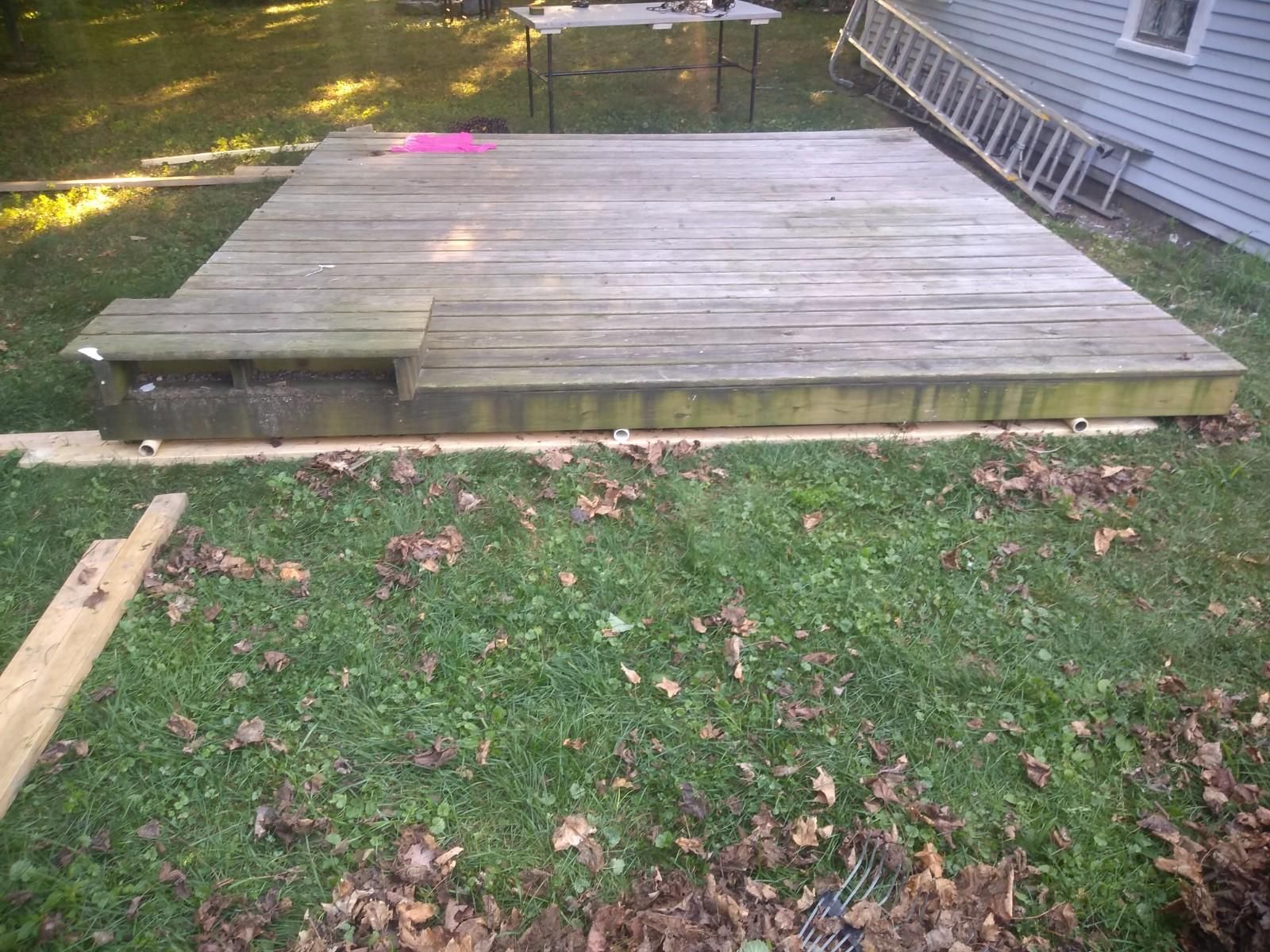 Move a Heavy Deck 4 Steps (with Pictures) Instructables