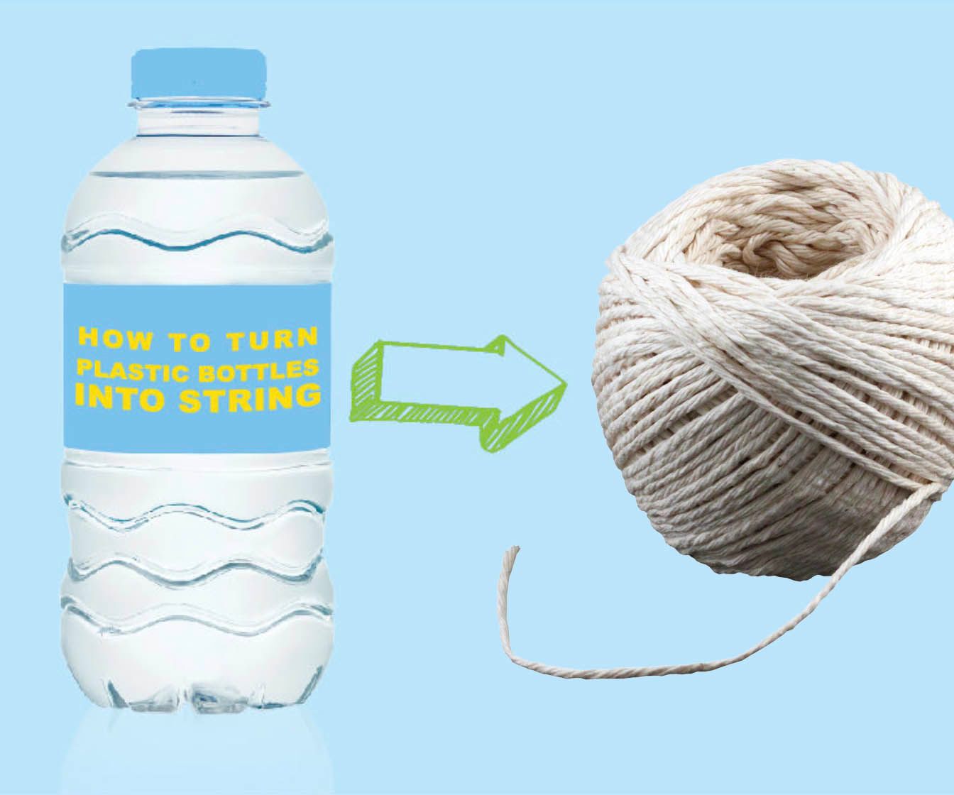 Turn Plastic Water Bottles Into String