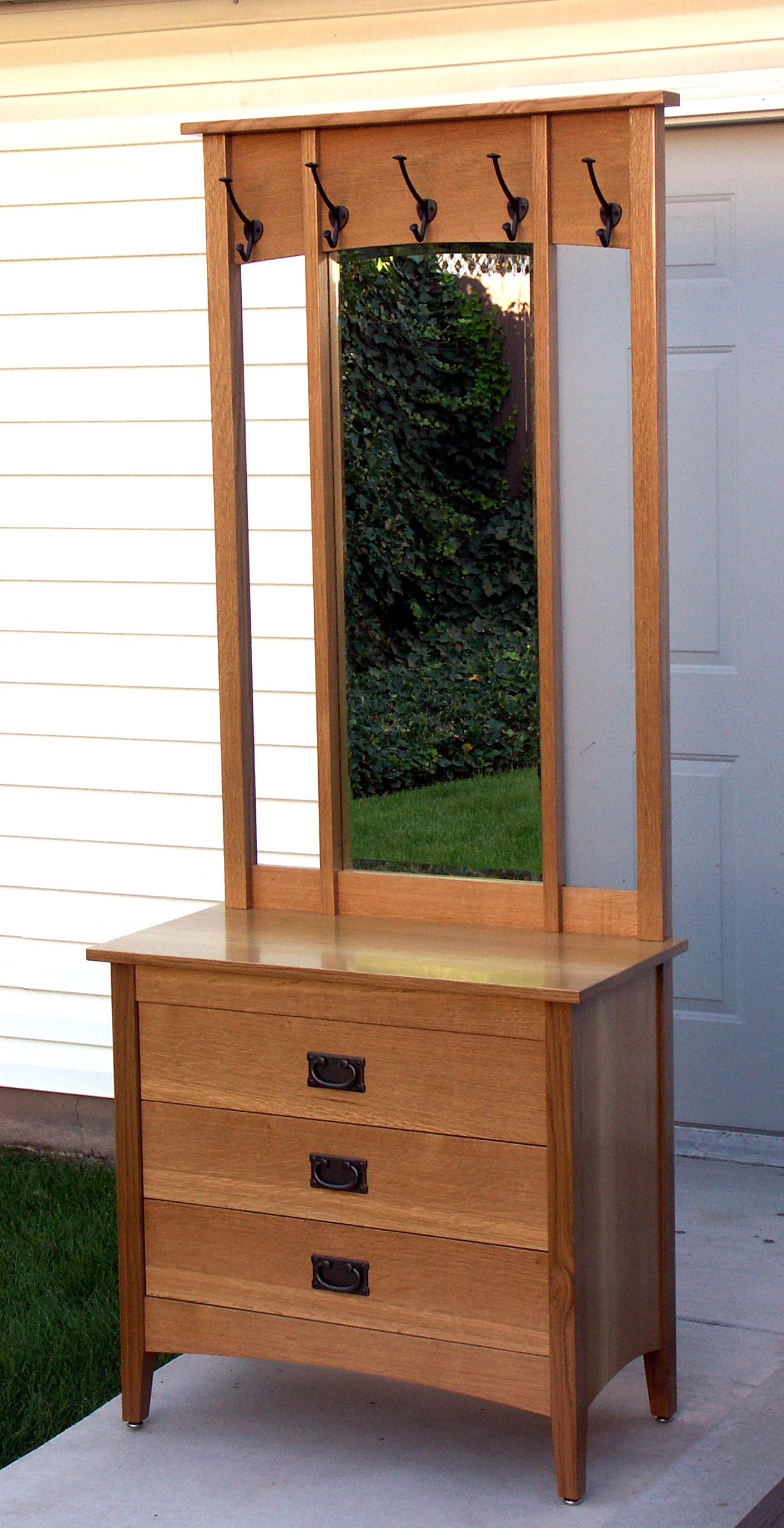 Arts & Crafts Coat Rack