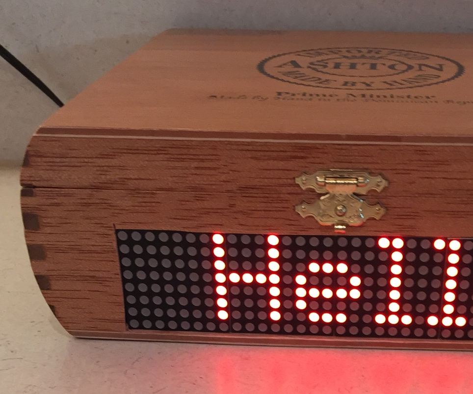WIFI Enabled LED Matrix