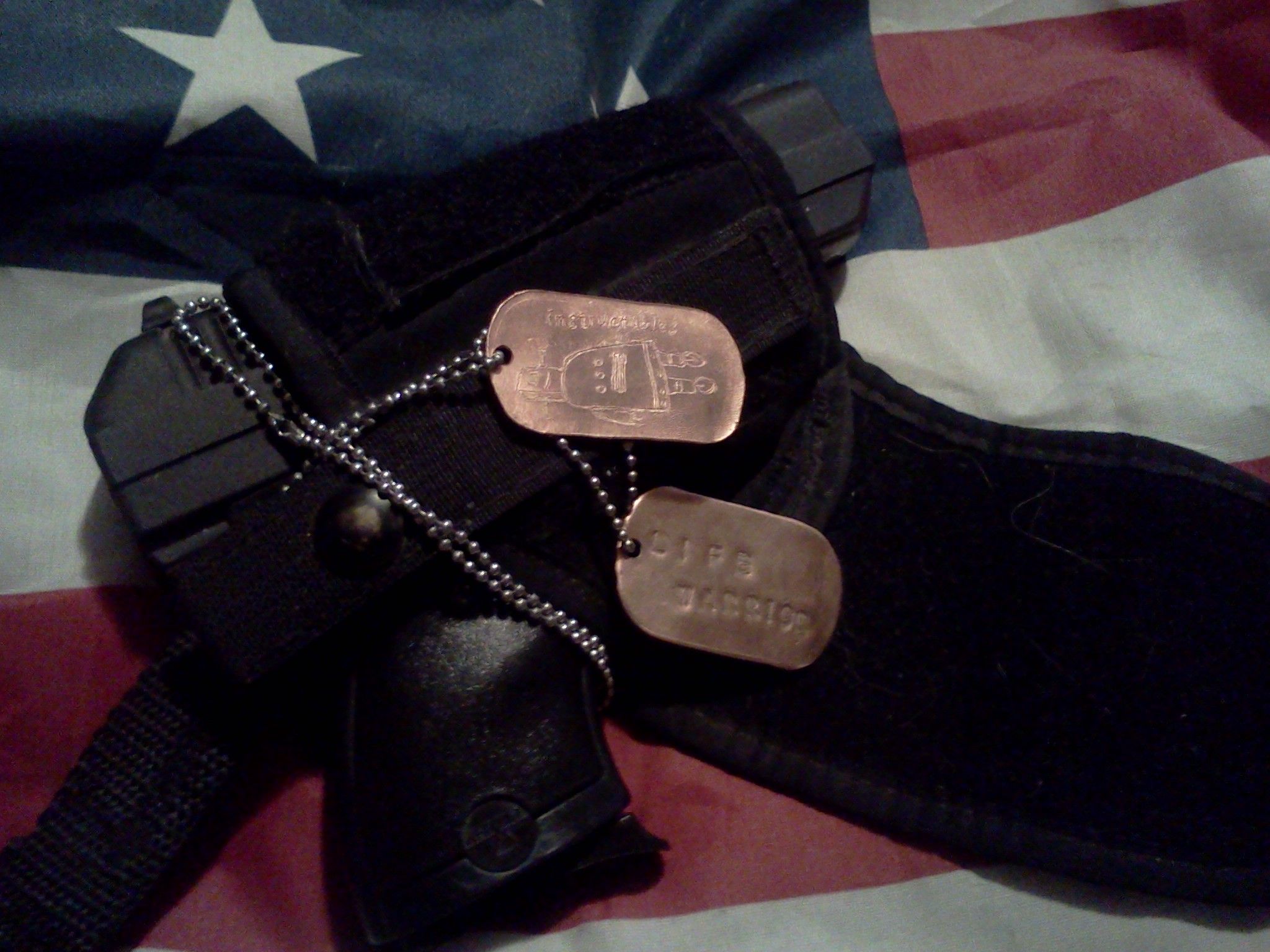 Steampunk Dog Tags/Key Chain