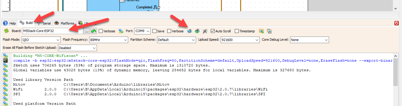 Generate, Compile, and Upload the Code