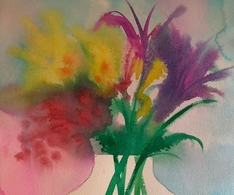 Mother's Day Watercolor Painting