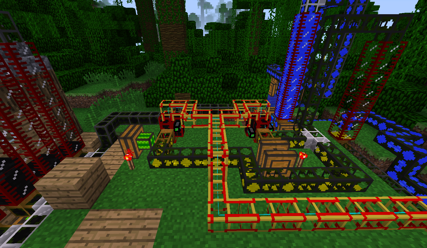 Minecraft: Tekkit Instructables; Oil Refineries.
