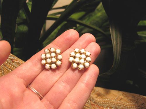 DIY Rhinestone Trim Earrings