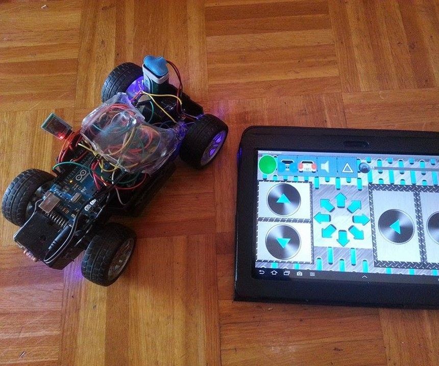 Simple Bluetooth Controlled Car